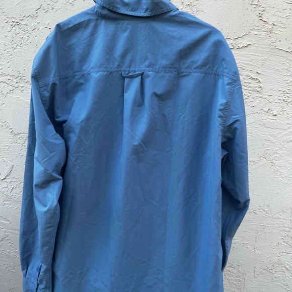 LL Bean Fishing/Outdoor Shirt XL Tall Long Sleeve Button Up Light Blue Hiking - Picture 2 of 8